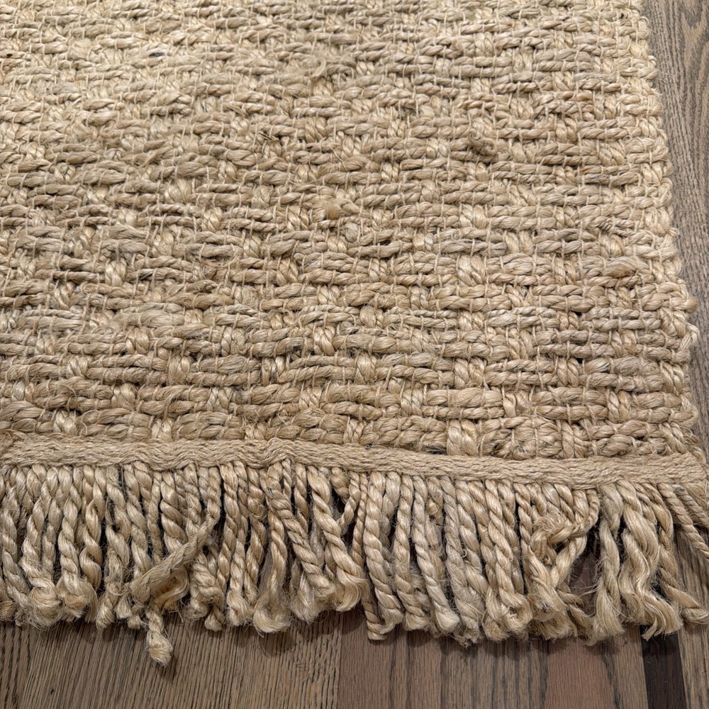 Handwoven Traditions Natural Textured Fiber Area Rug 27 X 45 In Runner